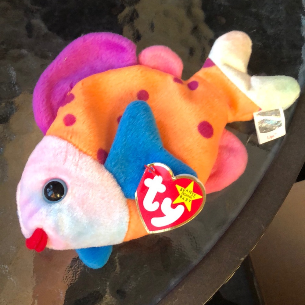 Lips the fish ty beany baby